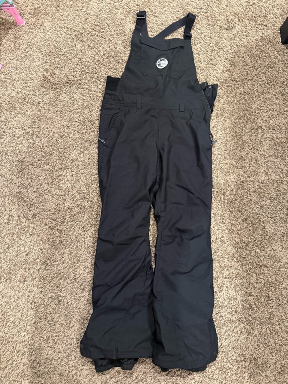 O'Neill Black Insulated Snow Bibs